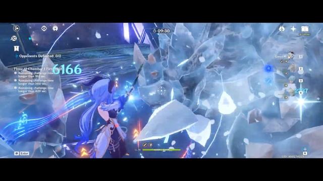 How to properly PERMA FREEZE with Ganyu & Barbara. (Floor 12-1, 59s clear not a whale!) смотреть онлайн