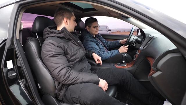 INFINITI G37S 2008 год. Японское чёрное СПОРТ-КУПЕ на каждый день. смотреть онлайн