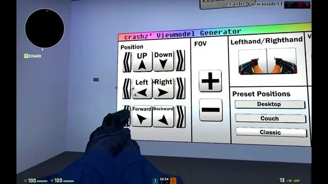 [Гайды]Настройка модели рук в CSGO | crashz' Viewmodel Generator смотреть онлайн