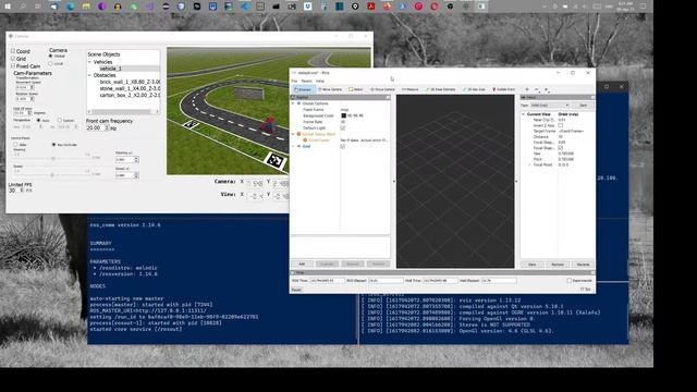 ROS Robotic, 3D mini autonomous self-driving car simulator. Zaytuna! смотреть онлайн