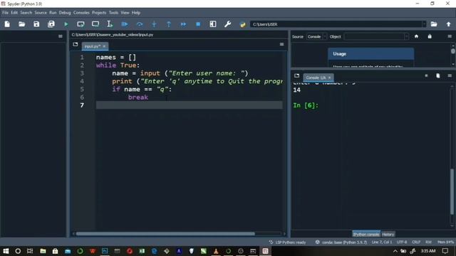 Input Function In Python | Getting user Input | Python For Beginners смотреть онлайн