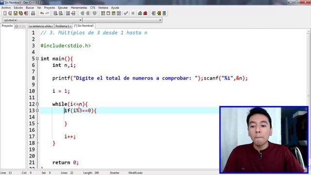 31. Programación en C - Ciclos o Bucles - Ejercicio múltiplos de 3 смотреть онлайн