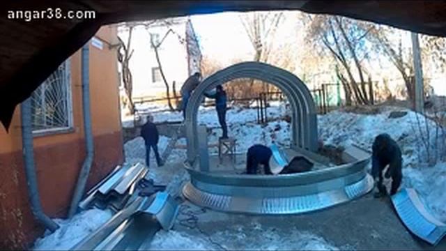 Строительство арочных ангаров Бескаркасные ангары. Самостоятельная сборка сборно-разборного ангара смотреть онлайн