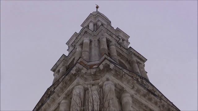 Затопленная колокольня в Калязине (07.02.15) смотреть онлайн