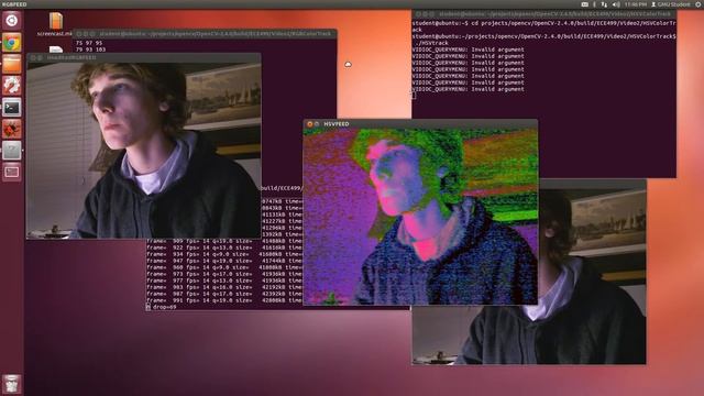 HSV and RGB Color Tracking (with and without box around object) смотреть онлайн