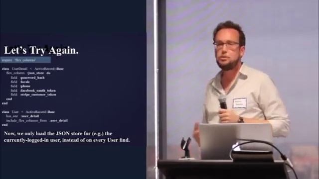 NoSQL in SQL: Build Schema-free, Scalable Data Storage Inside a Traditional RDBMS - Andrew Gewke смотреть онлайн