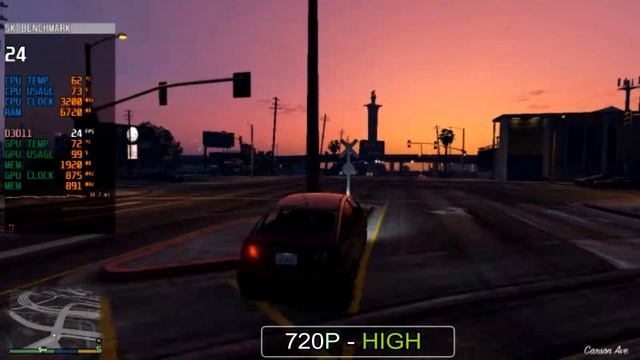 Grand Theft Auto V | Nvidia GeForce GT 630 (2GB) | i5 4460 | 16GB RAM | Benchmark смотреть онлайн