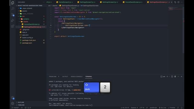 Cómo crear pestañas de navegación en React Native смотреть онлайн