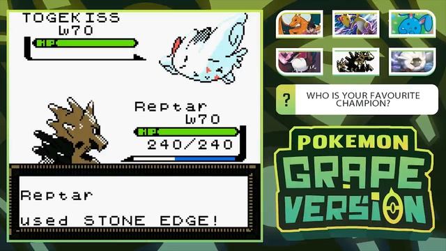 Pokemon Grape part 14 ELITE 4 & CHAMPION! Rom Hack gameplay Walkthrough смотреть онлайн