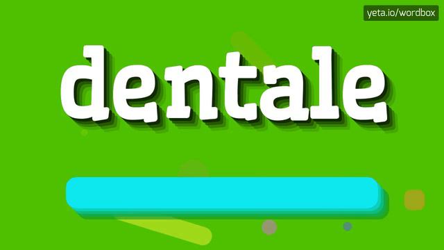DENTALE - HOW TO PRONOUNCE IT? #dentale смотреть онлайн