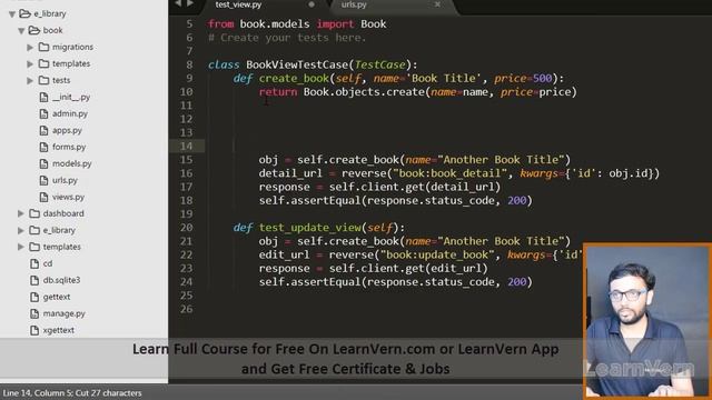 How To Write Test cases of User Model in Django? | Free On LearnVern смотреть онлайн