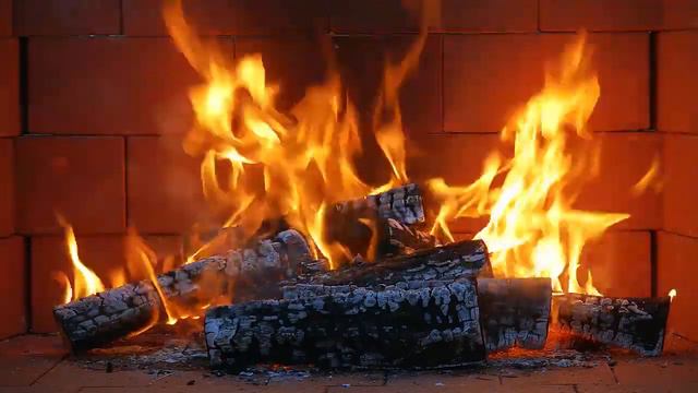 🔥 Fireplace 4K 10 HOURS With Crackling Fire Sounds 🔥 Soothing Relaxation 🔥 Cozy Fireplace For Sle