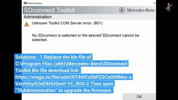 How to fix “Unknown Toolkit COM Server Error:(801)” ?