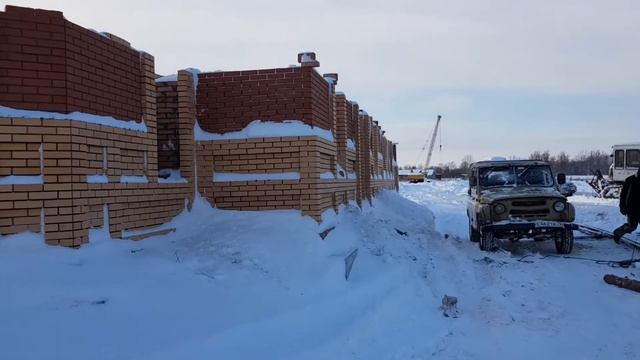 Стройка 2018.12.01. Кладка Храма