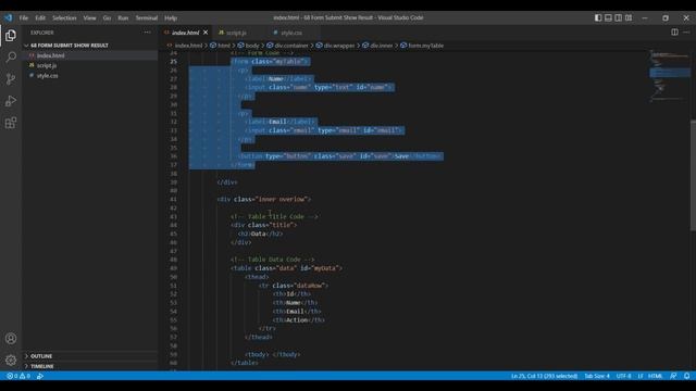 Submit Form Show Results On Same Page Using HTML CSS & jQuery | Keyframe Effects смотреть онлайн