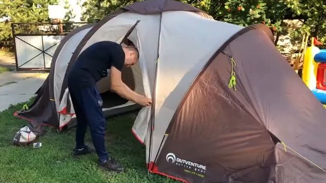 ПРОДАЖА Палатка 4-местная  Outventure Twin Sky 4 Basic V2