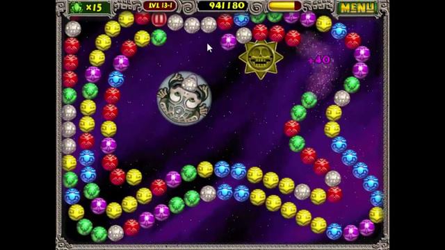 Zuma Deluxe Final Stage Stage 13 Outer Space