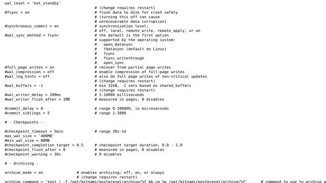 Databases: postgresql replication: WAL rotated before segment could be archived? смотреть онлайн