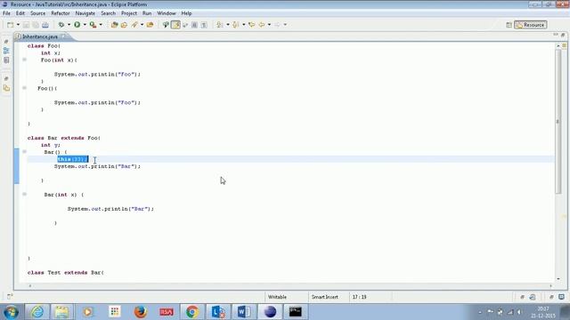 Lesson 5 Constructors Static Blocks and Init Blocks in Inheritance Legal Return Types смотреть онлайн