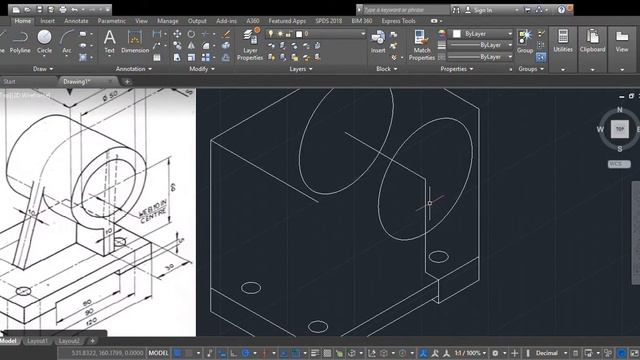 Autodesk AutoCAD 2018 İZOMETRİK ÇİZİMLER 4 смотреть онлайн