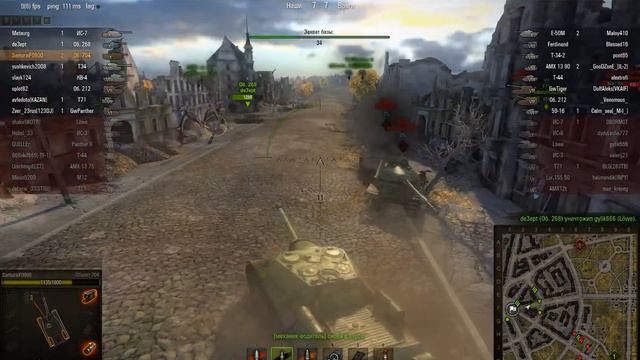 Мир Танков . World of Tanks . Руинберг . Объект 704 . 7 фрагов .wmv смотреть онлайн