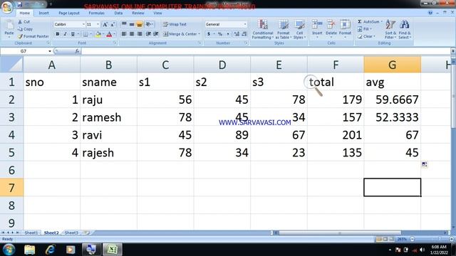 SARVAVASI ONLINE :Microsoft Excel 2007:Office Button: Home Tab :Font Group-DAY-13 смотреть онлайн