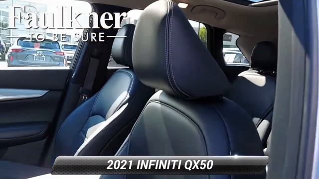 Certified 2021 INFINITI QX50 LUXE, Willow Grove, PA MF108845 смотреть онлайн