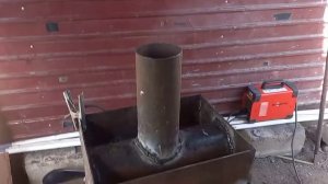 Печь в баню своими руками, из металлолома!