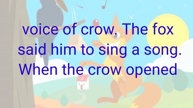"The fox and the crow." English reading practice story. How to read. #letslearnenglishandparagraphs смотреть онлайн