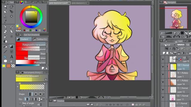 Pink Diamond -SpeedPaint смотреть онлайн