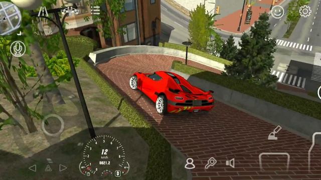 Lamborghini at the steep slope Very hard driving skill at Car parking game смотреть онлайн