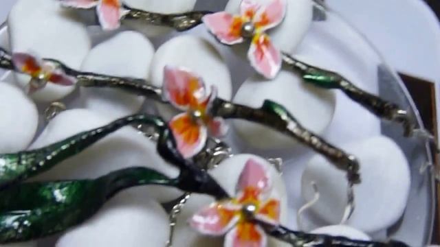 Комплект "Sakura Blossoms" из натуральный веточек и цветков! смотреть онлайн