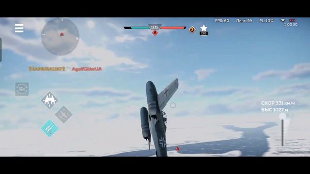 War Thunder Mobile вылеты на реактивной авиации #warthundermobile #warthundermobilegameplay