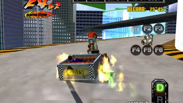 Crazy Taxi 3 - Crazy X 2-H Crazy Infinity - 25"45 - MENTAL RECORD!!! смотреть онлайн