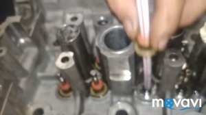 Устанавливаем Масло съемные колпачки правильно.