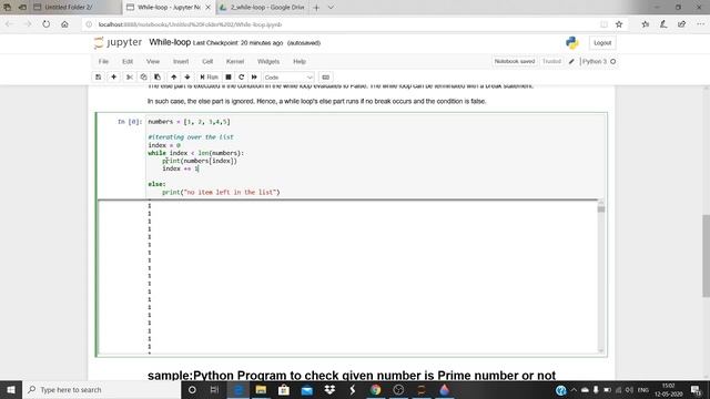 While keyword | Python |Data Science and ML смотреть онлайн
