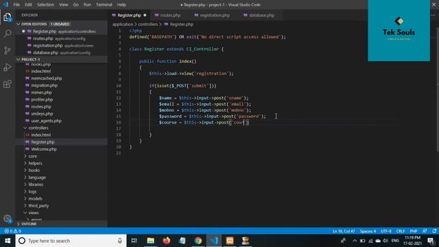 Registration in codeigniter using ajax смотреть онлайн
