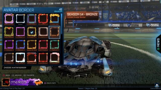 ROCKET LEAGUE SEASON 14 ALL ITEMS