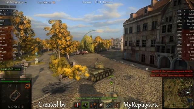 WOT: Siegfried Line - KV-1 - 5 frags - смотреть онлайн