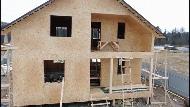 Дневник стройки каркасного дома. День тринадцатый смотреть онлайн