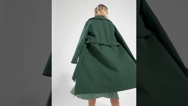 Плащ женский HOOPS. Артикул 31855 - темно-зеленый смотреть онлайн