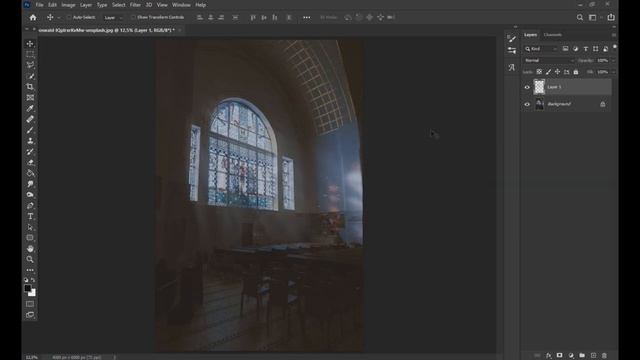 How to make artificial lighting in Adobe Photoshop CC 2021-Photoshop tutorial смотреть онлайн
