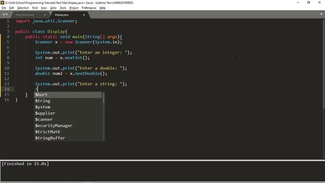 Data Types and Scanner | Java Tutorial смотреть онлайн