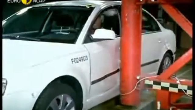 Краш тест Skoda Superb 2003 (E-NCAP)