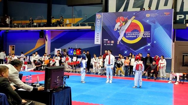 "Ambassador Cup-2023" - Taekwondo Black belt,-28 kg, EHL A.Tselmuun vs TKT M.Ayalguu Round 3 смотреть онлайн