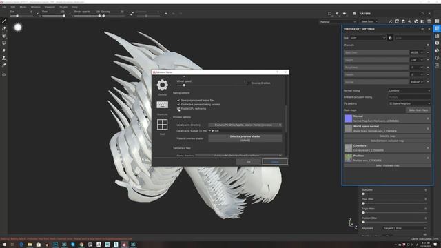 Fixing Baking AO & Thickness in Substance Painter смотреть онлайн