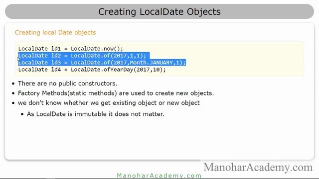 Java LocalDate class (manohar academy) смотреть онлайн