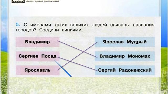 Задание 5 Золотое кольцо России - Окружающий мир 3 класс (Плешаков А.А.) 2 часть смотреть онлайн