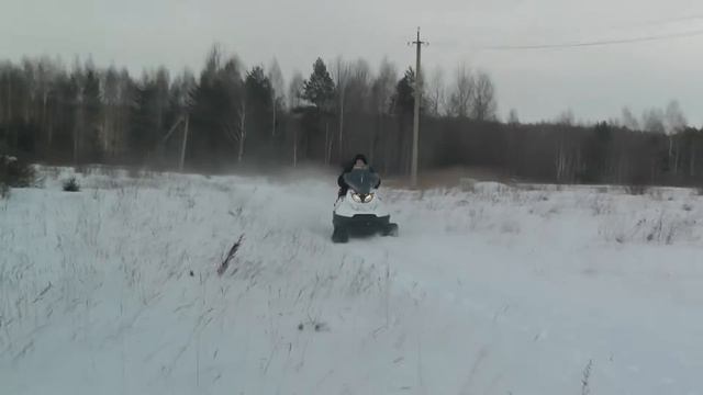 Обкатка снегохода Stels 800 Росомаха смотреть онлайн