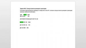 Проводки по закрытию счета 91(доходы превысили расходы).
